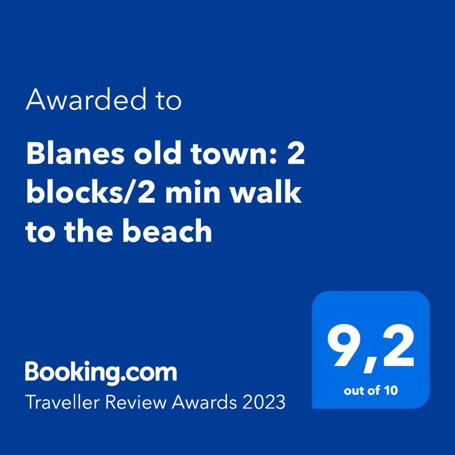 Blanes Old Town: 2 Blocks/2 Min Walk To The Beach Bagian luar foto